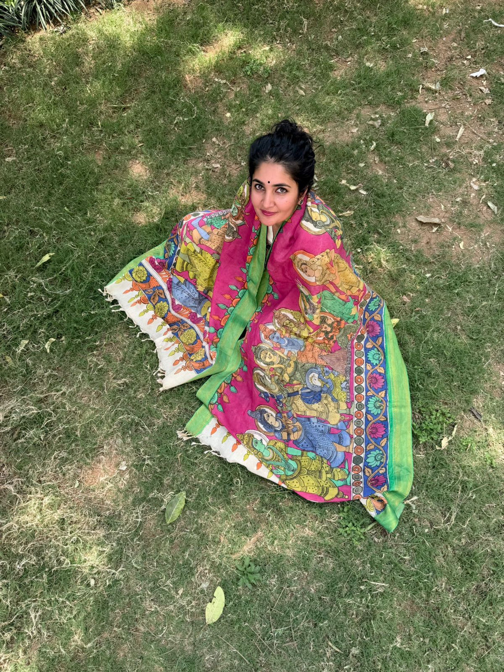 Pretty Pink Dupatta