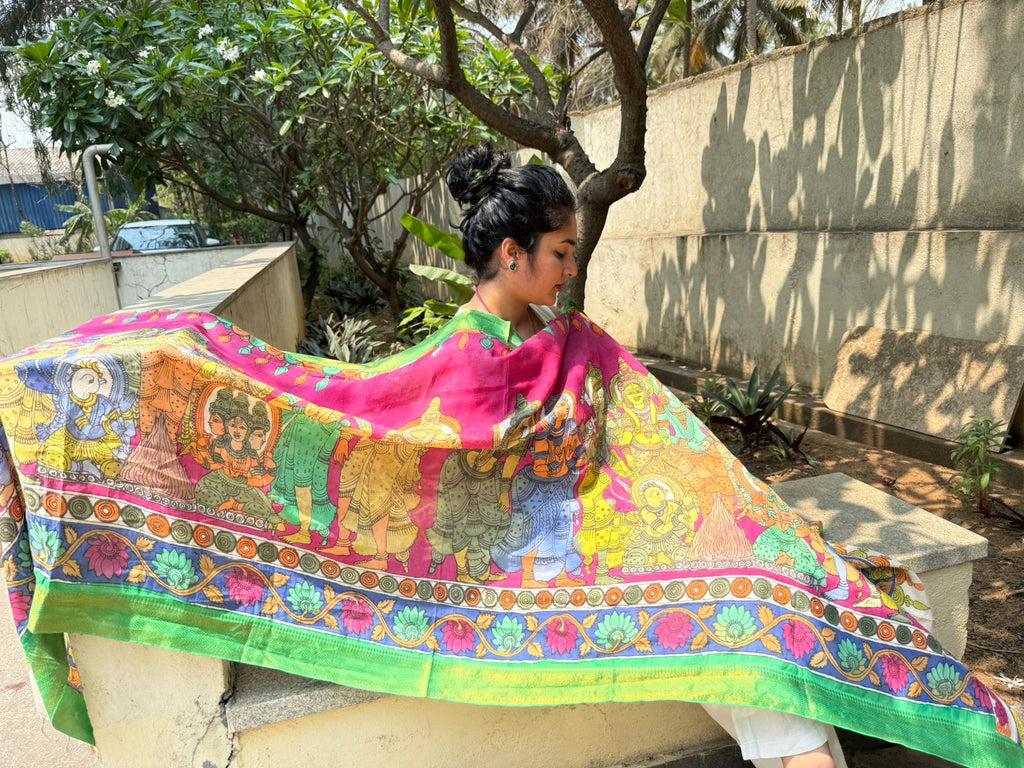Pretty Pink Dupatta
