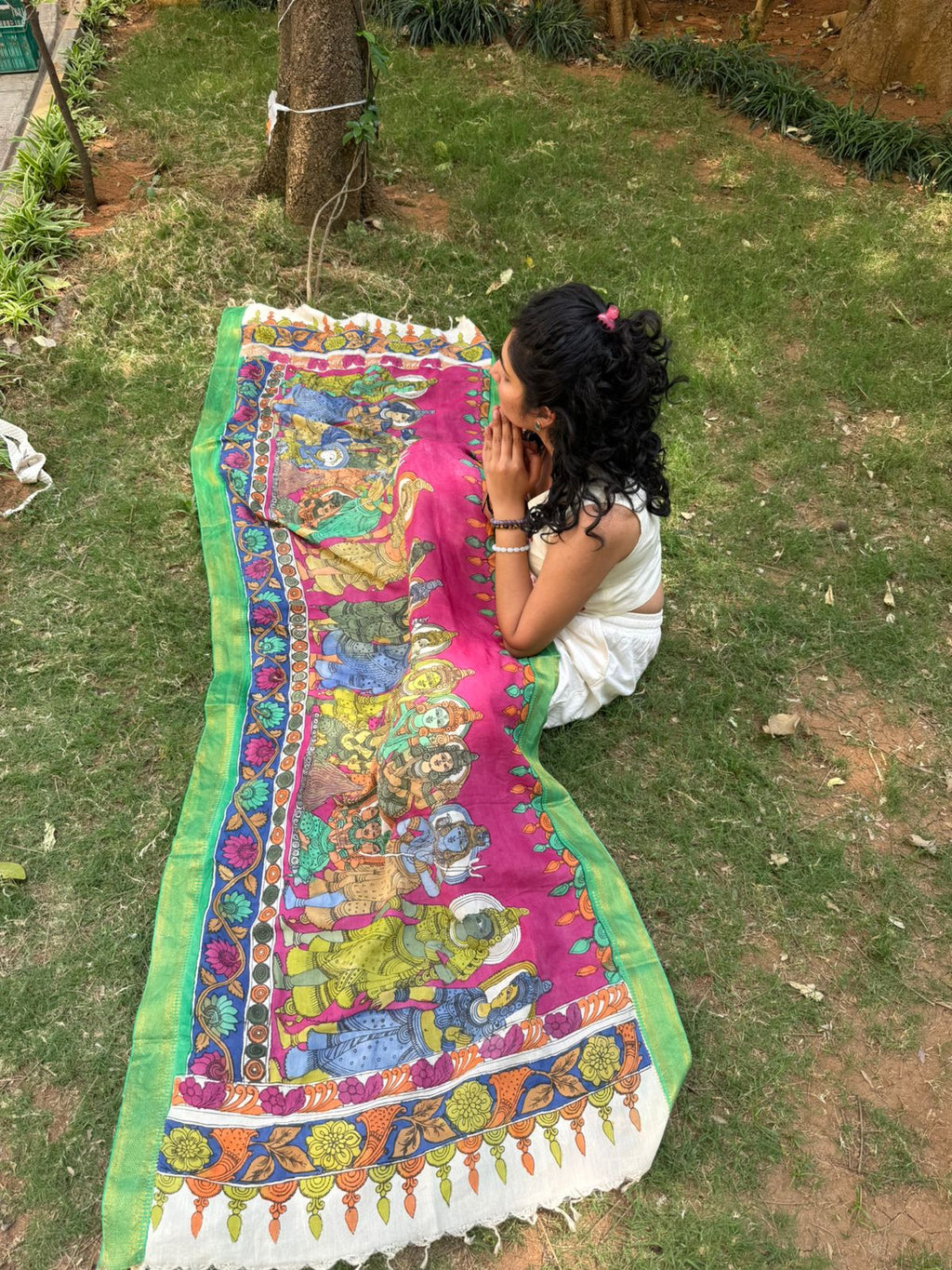 Pretty Pink Dupatta
