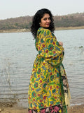 Garden Fresh Yellow And Green Dupatta