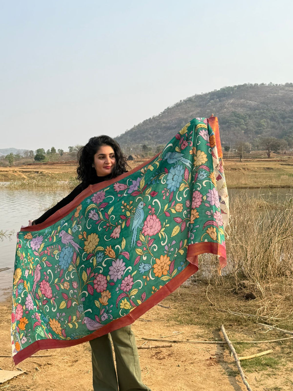 Everlasting Green Dupatta