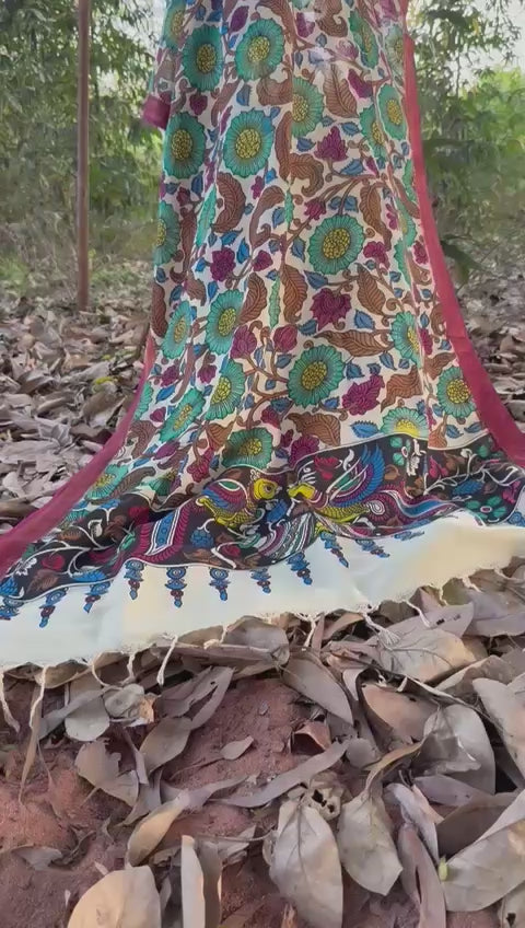 Vibrant Floral Dupatta